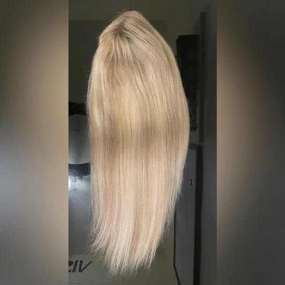 Honey Blonde (P18/613), 13by4 Lace 100%HUMAN Hair, 22inches/180%DENSITY PAID 240
